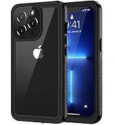 Lanhiem for iPhone 13 Pro Max Case, IP68 Waterproof Dustproof Shockproof Cases with Screen Protec...