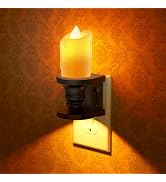 Briignite Flameless Candle Night Light, 2 Pack, Night Lights Plug into Wall, Candle Nightlight wi...