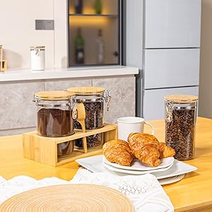 air tight coffee bean container-storage jars for coffee-coffee vacuum canister-coffee sugar jar