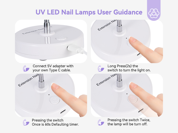 mini uv light for nails