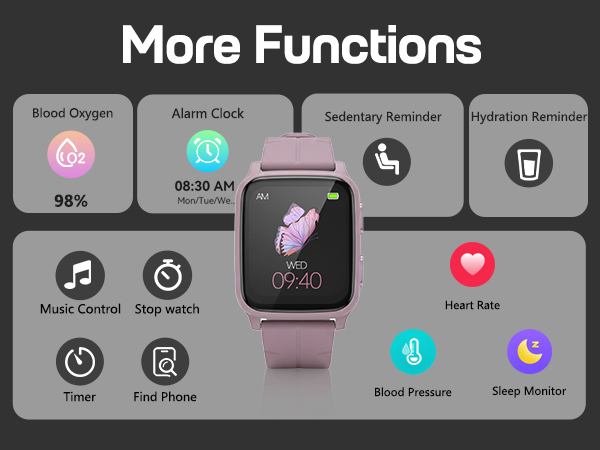 fitness watch with many function
