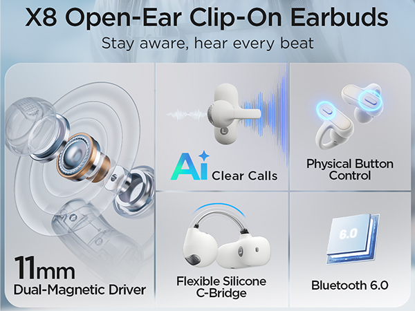 clip-on earphones