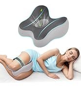 Watshyon Memory Foam Leg Pillow for Side Sleepers,Sciatica Pain Relief Pillow with Ergonomic Desi...