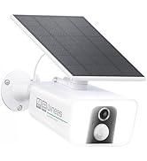 winees 5MP Wireless Security Camera Solar Outdoor, Continuous Powered, 2.4/5GHz Wi-Fi6 Camera wit...