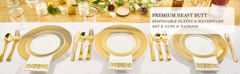 gold plates