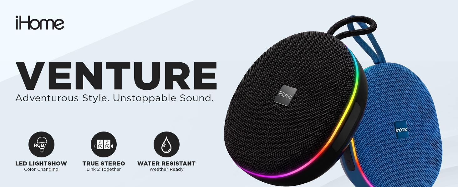 Venture Wireless Portable Bluetooth Speaker