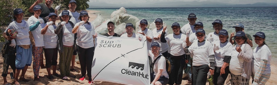 Sud Scrub and CleanHub clean up plastic waste