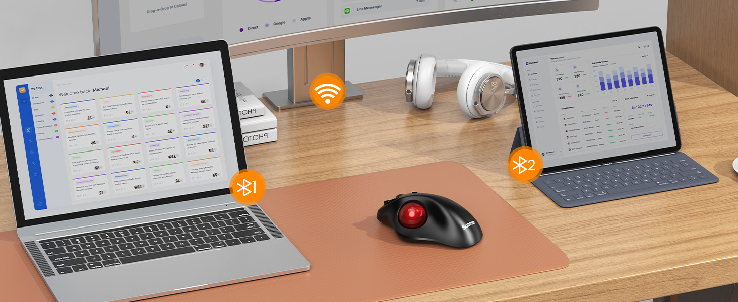 trackball mouse wireless