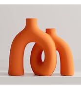 Hug Donut Decorative Vase Set - Modern Vases Home Decor, Decorative Vase for Bookshelf, Entryway ...
