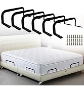 6 PCS Mattress Retainer Bar, Mattress Slide Stopper, Keep Mattress Topper from Sliding, Stopper t...