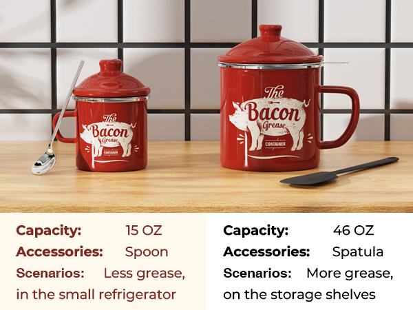 Mini Bacon Grease Container