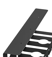 Delamu 2 Pack Metal Under Desk Cable Management Tray, U Channel Cord Organizer Box, Office Under ...