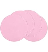 SHACOS Round Braided Placemats Set of 4 Washable 15 inch Round Table Mats for Dining Table Place ...