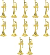 Kichvoe Musical Instrument Christmas Ornament,12pcs French Horn Trumpet Ornaments Mini Violin Mod...