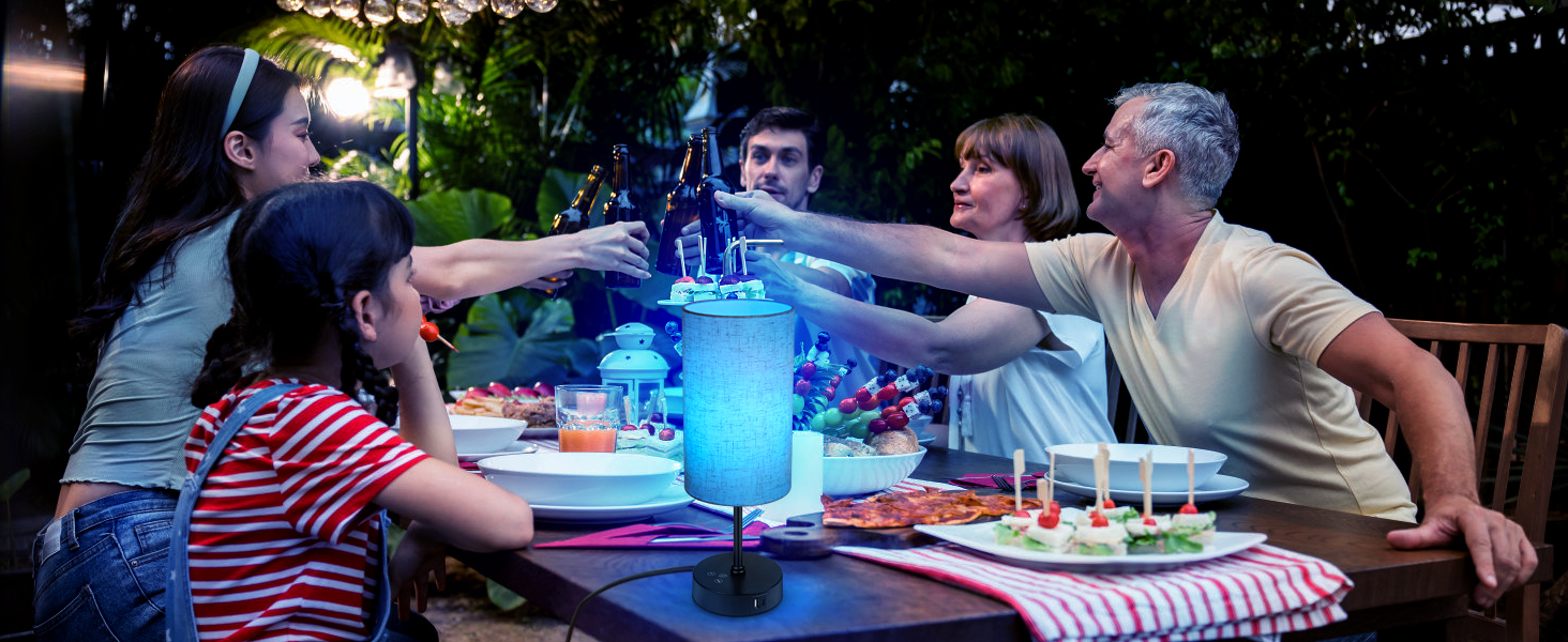 explore the romantic lighting atmosphere