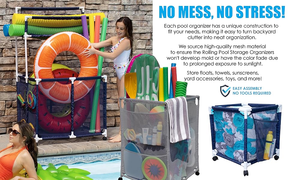 Pool Storage Organizers