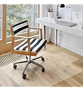 Azadx Clear Office Chair Mat 36'' X 48'', Durable Desk Chair Mat for Hardwood Floor, Heavy Duty P...