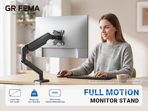 single monitor mount