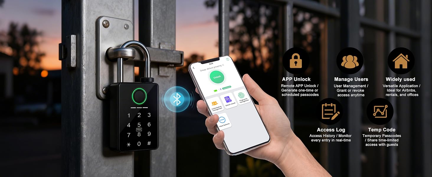 smart padlock