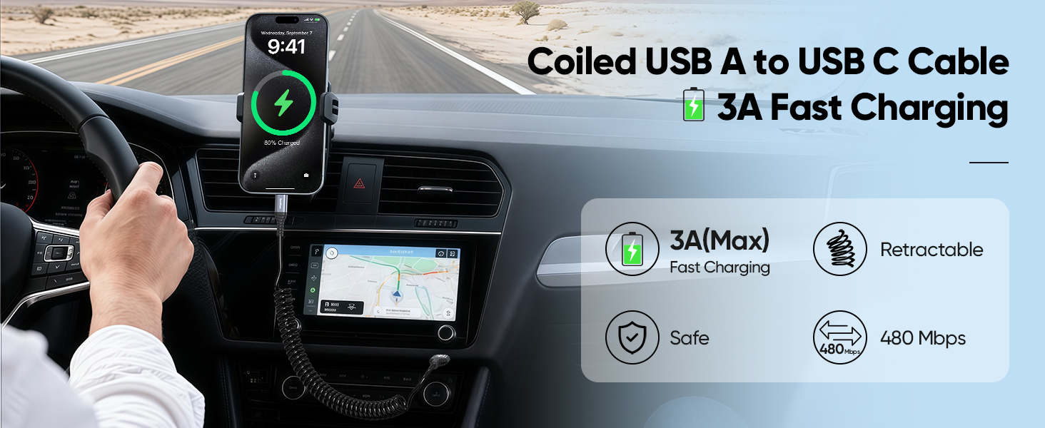 usb c coiled