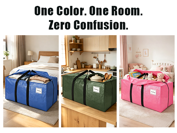 VELVETSURE Heavy Duty Extra Large Moving Bags W/Backpack Straps