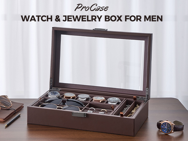 Watch Box Jewelry Organizer
