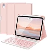 FUWANG Keyboard Case for iPad Air 11 inch (M3 2025 / M2 2024)& Air 5th 4th Generation Case with K...