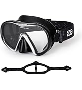Scuba Diving Mask for Adults - Anti-Fog Swim Mask Wide View Swimming Goggles with Nose Cover Prof...