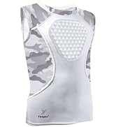 Youper Youth Baseball Chest Protector Shirt, Padded Heart-Guard/Sternum Protection for T-Ball, Fo...