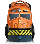 Train School Backpack Gifts for Kids Boys Students, Back to School Essentials Gifts, 17" Lightwei...