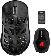 ATTACK SHARK RS6 Ultra PAW3955MAX Sensor 52000 DPI 8K Wireless Gaming Mouse | Nordic 54L15 MCU Er...