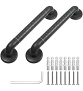 Rackickyer Shower Grab Bar,2 Pack 16 Inch 1.25" Diameter Non-Slip Grips Bathroom Bars with Glow-i...