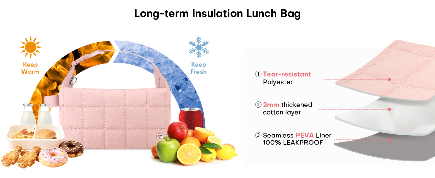 6-Hour Insulated Lunch Tote Bag