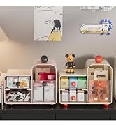 AOWIS Drawer Desktop Organizer,Plastic Drawer Storage Container for Stationery Art Craft Supplies...