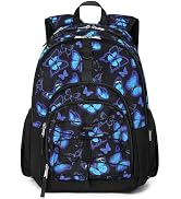 ZORFIN Backpack for School, Travel: Bookbag for Girls Boys - Kids Backpack with Multi Compartment...