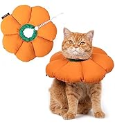Cat Cone Collar,Cute Waterproof Cat Recovery Collar,Anti-Bite Lick Wound Healing Safety Elizabeth...