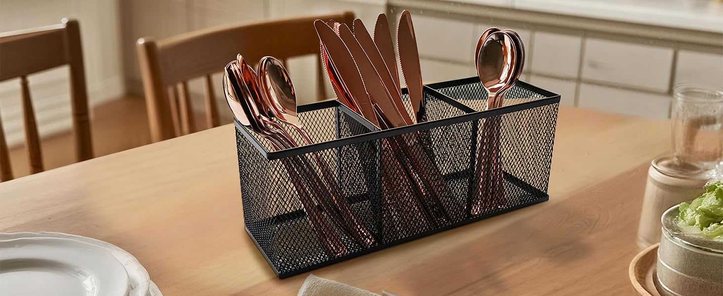 Kitchen utensil desk storage organizer