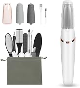 Electric Callus Removers for Feet, Haootadiy Electric Foot Callus Remover Pedicure Kits Rechargea...