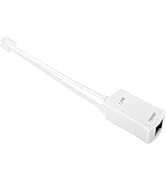 Lativu DSL Filter for Landline Phone, 1-Pack in-Line DSL Filter, RJ11 6P2C Telephone Line Adapter...