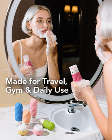 silicone travel bottles