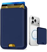 Ababuli Cell Phone Card Holders, Magnetic Slim Leather Wallet for iPhone Series 17/16/15/14/13/12...
