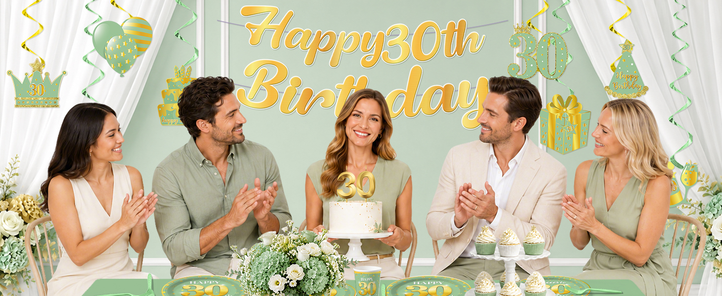 30th birthday decorations for her