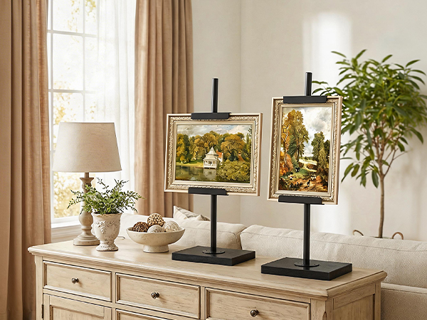 tabletop easel, tabletop easel stand, picture frame stand, picture easels for display