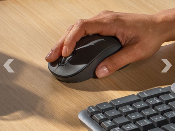 zoom of m550 cordless mouse included in wave keys mk670 wireless compact ergonomic bundle