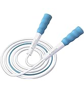 FEECCO Kids Jump rope, Fast and Lightweight Speed Jump Rope, 9ft Adjustable Rope with Silicone Gr...