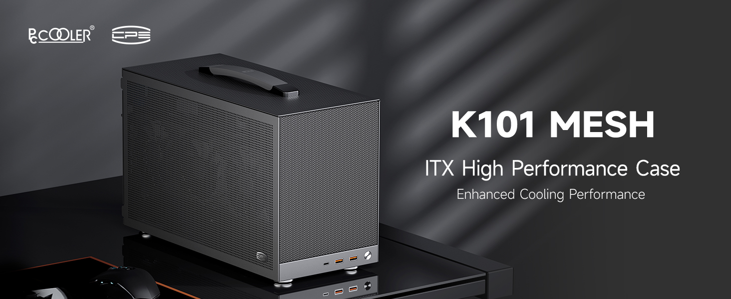 K101 MESH BK PC CASE