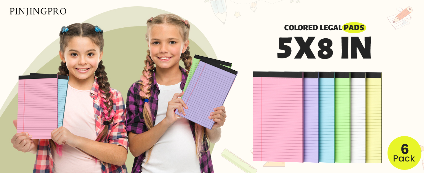 5 x 8 note pads