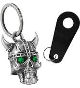 Motorcycle Bell for Bikers Women Men with Hanger, Biker Bell for Riders, Riding Bell for Good Luc...