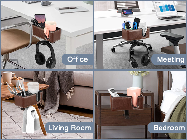 clip on cup holder for desk,cup holder for desk,cup holder for table edge,hanging desk organizer