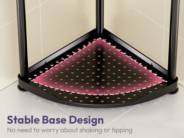 Corner Shower Caddy Standing Corner Shower Organizer Floor Shower Shelf